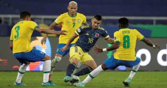 مباراة مجنونة... البرازيل تعاقب كولومبيا في الدقيقة 100 بكوبا أمريكا