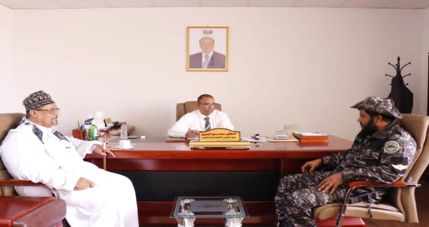 الزعوري وبن عفيف يبحثان تأمين مرافق وزارة الشؤون الاجتماعية والعمل