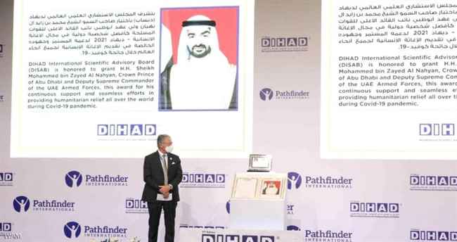 اختيار الشيخ محمد بن زايد  كأفضل شخصية دولية في مجال الإغاثة الإنسانية