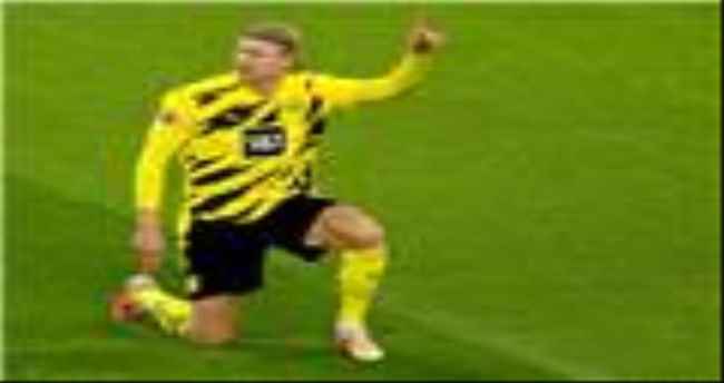 هالاند يحتفل بتأهل ريال مدريد