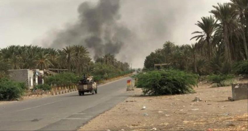 إخماد نيران الحوثيين في حيس جنوب الحديدة