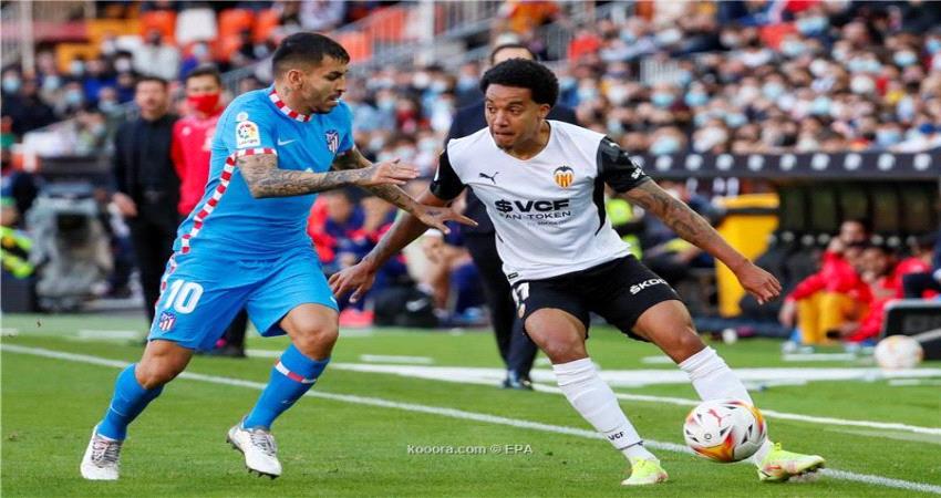 ريمونتادا مجنونة تحكم بتعادل فالنسيا وأتلتيكو مدريد