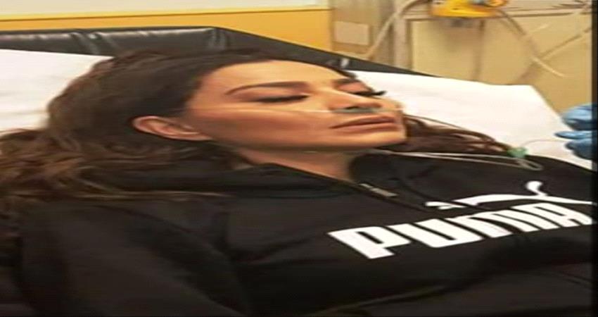 اول ظهور لـ بسمة وهبة من العناية المركزة