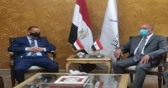 بحث مع نظيره المصري اوجه التعاون المشترك.. الوزير حُميد: نتطلع للاستفادة من تجربة مصر في تطوير قطاعات النقل