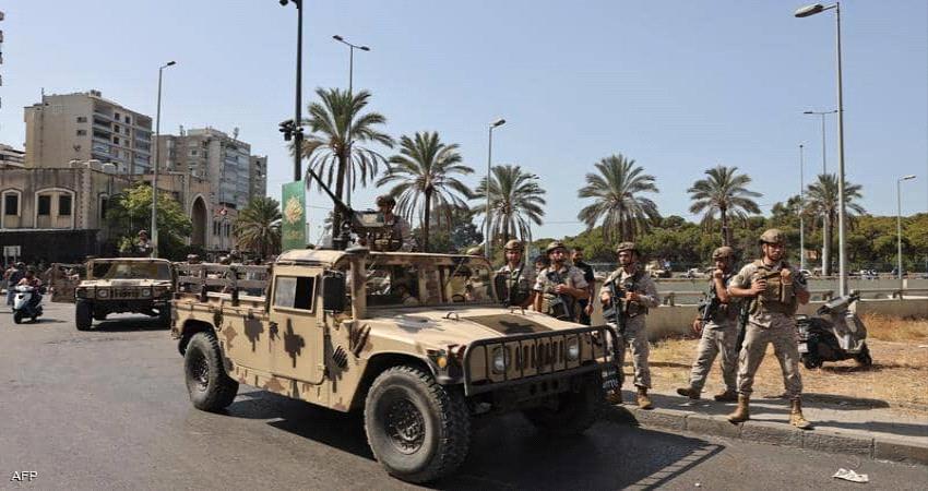 بيان للجيش اللبناني بشأن اشتباكات بيروت
