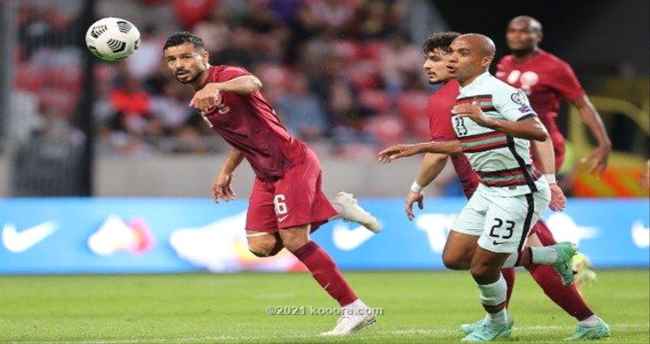 البرتغال تهزم قطر بثلاثية
