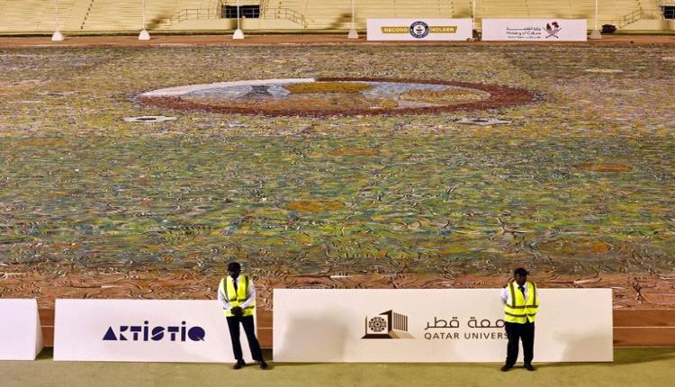 أكبر لوحة في العالم مستوحاة من كرة القدم.. مساحتها 9652 مترا 
