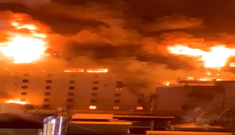 50 بين قتيل ومصاب أثر حريق فندق في حدود تايلاند