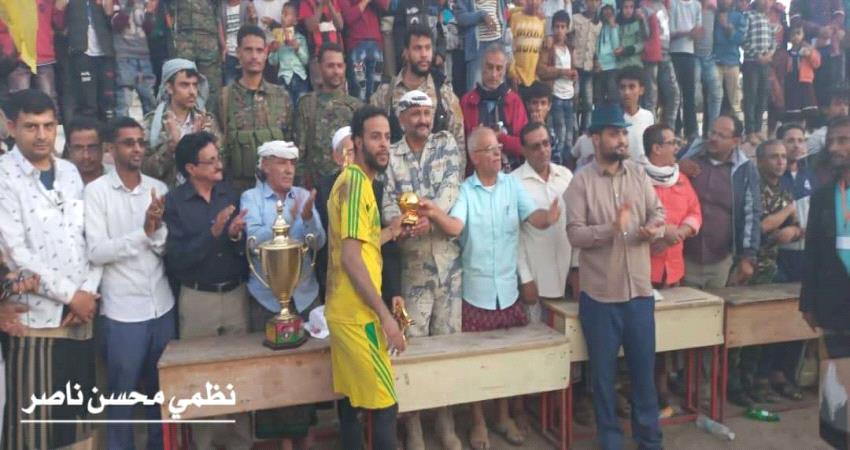 شباب الحبيلين بطل والوصول وصيفا لكأس الأمير شعفل