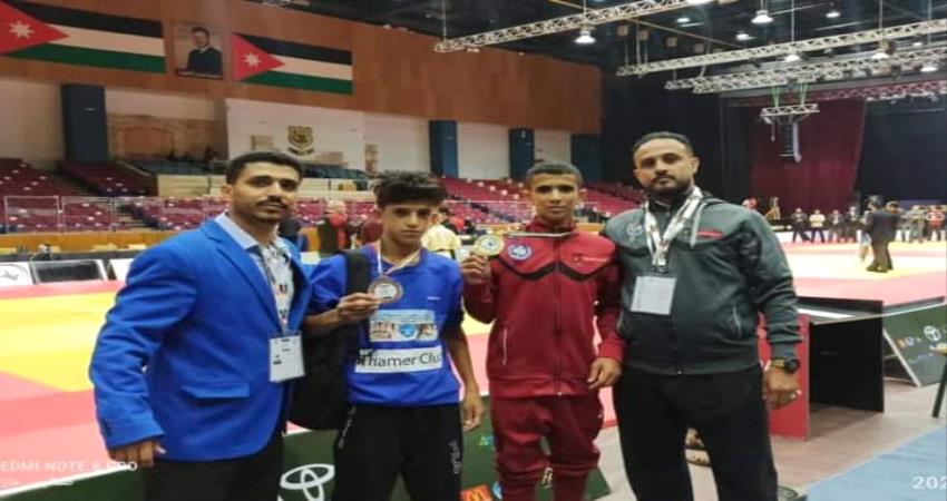 يوسف عاطف والحجاج الديواني يحرزا اول ذهبية وبرونزيه في بطولة الجودو للاندية العربية