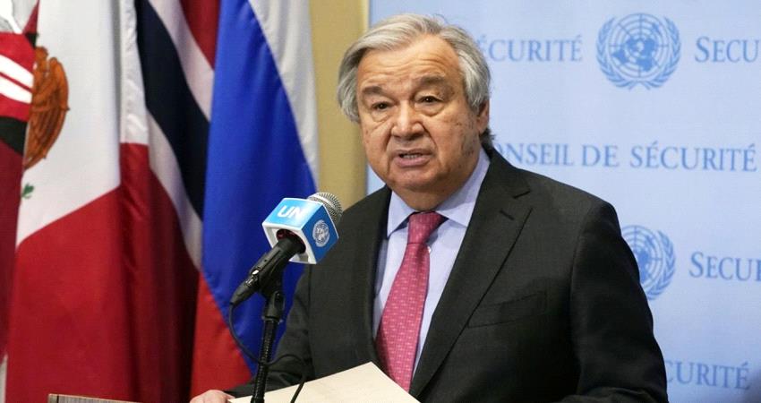 الأمين العام للأمم المتحدة ينعي الشيخ خليفة بن زايد