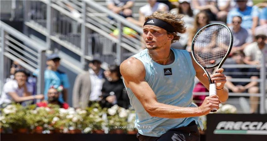 زفيريف يتأهل إلى نصف نهائي بطولة روما