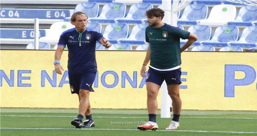 مانشيني يعلن قائمة إيطاليا لمواجهة الأرجنتين