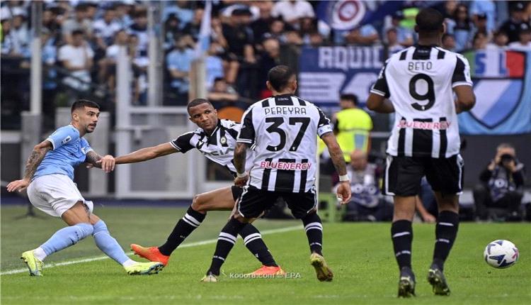 أودينيزي يوقف سلسلة انتصارات لاتسيو