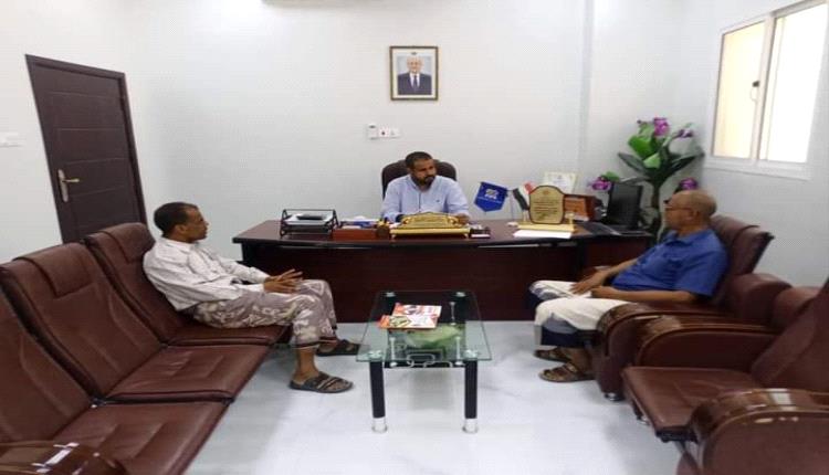 مدير مكتب الشباب والرياضة يلتقي فرع اتحاد الإعلام الرياضي بوادي حضرموت