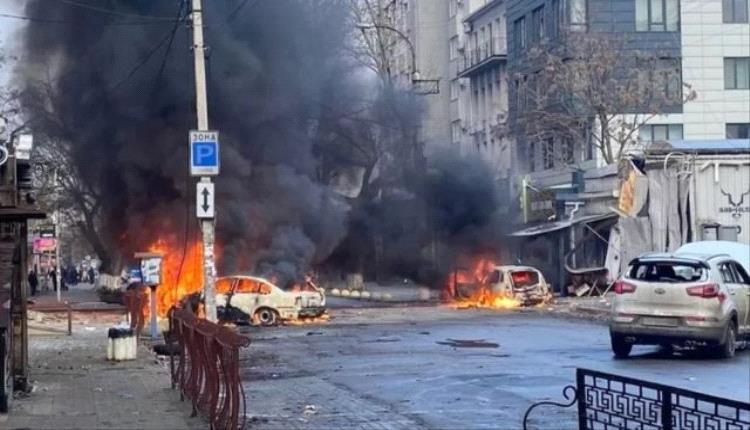 روسيا تختتم العام الحالي بأعنف سلسلة قصف جوي على كييف