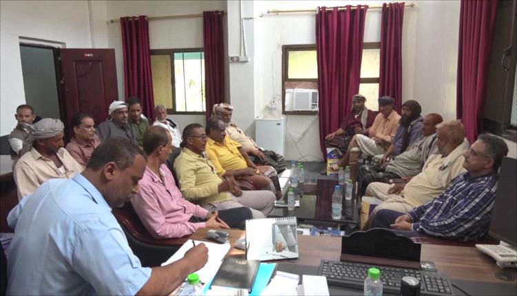 لقاء حكومي موسع في لحج يؤكد على تأهيل الجمعيات التعاونية الزراعية وإعادة تفعيل نشاطها 