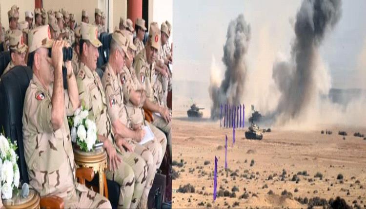 مصر .. الجيش الثاني الميداني ينفذ تدريب لإدارة القتال (صور)