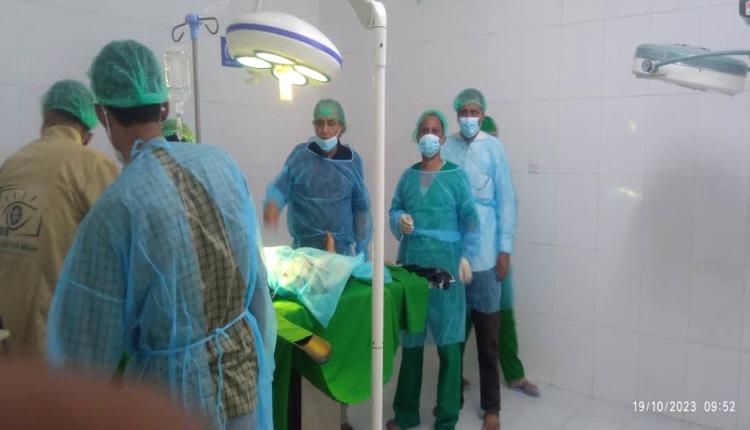 نجاح اول عملية جراحية في مستشفى حكومي غربي لحج 
