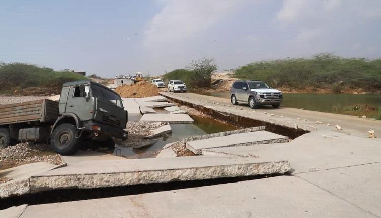 صور - أضرار إعصار "تيج" بمديرية الريدة وقصيعر في حضرموت