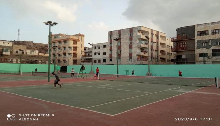نادي التنس العدني بحلة جديدة ونشاط متجدد