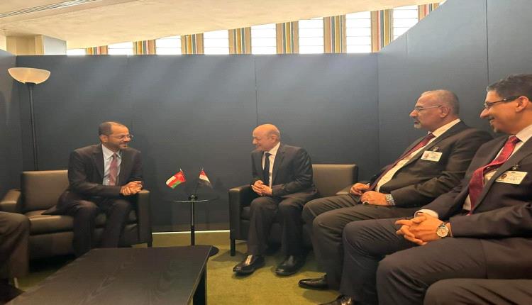 تصريح للرئيس الزُبيدي عقب لقاء مع وزير الخارجية العماني