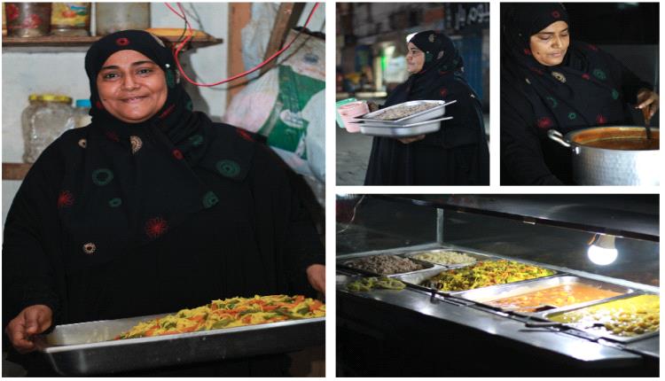 السفارة الأمريكية تشيد بطباخة في عدن