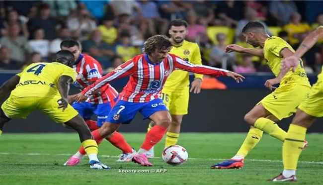 تعادل مثير بين فياريال وأتلتيكو مدريد