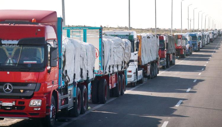 دخول 10000 شاحنة مساعدات إلى غزة منذ 21 أكتوبر