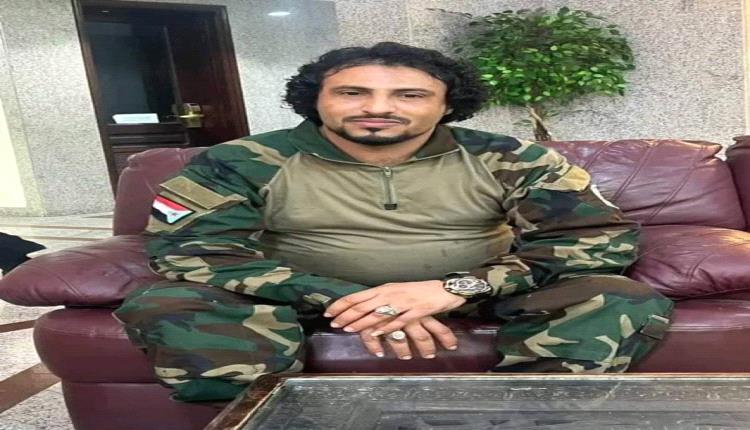 صورة للشهيد "محمد المرهبي" في العملية الارهابية الغادرة وتعليق الوزير باذيب