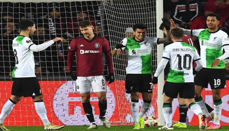 الدوري الأوروبي.. ليفربول ينجز المهمة نظريا أمام سبارتا براج