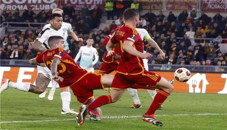 روما يمزق شباك برايتون