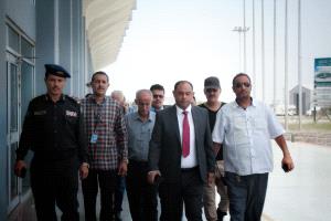 وفد منظمة دولية يزور مطار عدن الدولي لتقييم مشروع التأشيرة الالكترونية