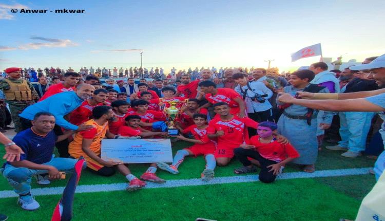 شباب مرخة يتوج بطلاً لأندية الدرجة الثالثة بشبوة لأول مرة، وشباب أكتوبر نصاب وصيفاً