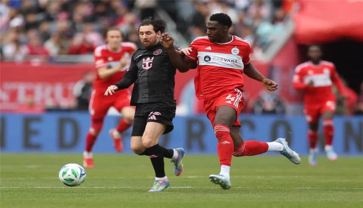 ميسي يهدر الفرص وإنتر ميامي يتعادل مع شيكاغو فاير