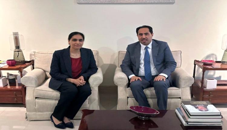 الوزير البكري يلتقي سفيرة بريطانيا لدى بلادنا