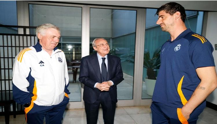 بيريز يجتمع بلاعبي ريال مدريد قبل نهائي الكأس