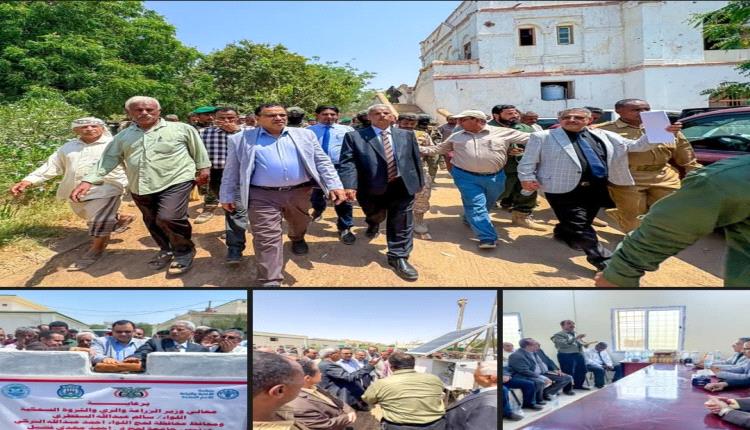 تدشين مشاريع جديدة بكلية ناصر للعلوم الزراعية في لحج 