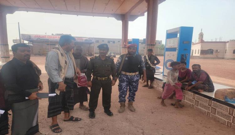 حملة تفتيشية لضبط الأسعار في مديرية رضوم بمحافظة شبوة