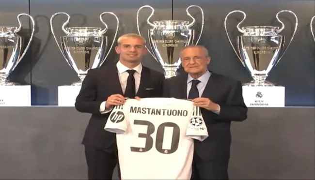 الصفقة الرابعة.. ريال مدريد يقدم لاعبه الجديد الأرجنتيني "ماستانتونو"