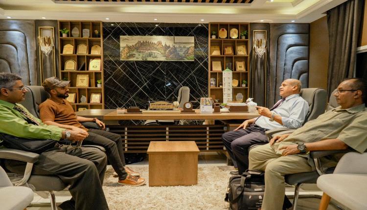 لقاء لتعزيز الشراكات بين السلطة المحلية بصيرة وكلية الهندسة بجامعة عدن