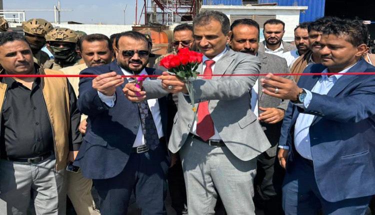 افتتاح مشروع تأهيل شارع المدينة الرياضية- السيلة وحدائق العائلة بعدن