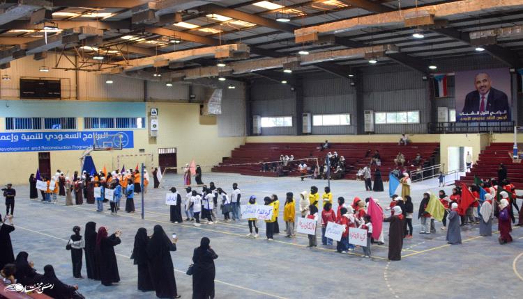 أجواء رائعة في المهرجان الثاني للألعاب الرياضية النسوية بعدن