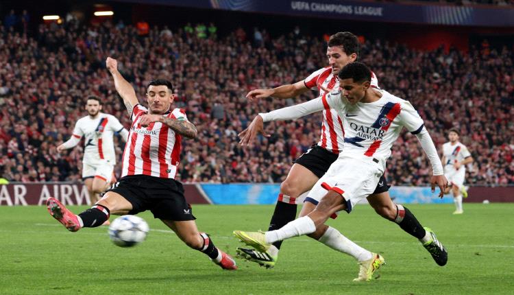 بلباو يفرض التعادل على سان جيرمان في دوري الأبطال