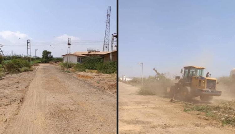 عدن.. بدء أعمال نظافة وتأهيل  في مركز الإرسال الإذاعي