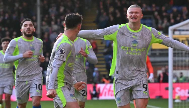 مانشستر سيتي يضيق الخناق على آرسنال بتخطي كريستال بالاس..