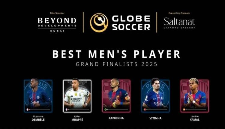 ديمبلي ومبابي ويامال في القائمة النهائية لـ«جلوب سوكر»