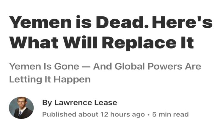 تقارير استراتيجية  تضع الجنوب العربي في قلب التحولات المقبلة في الإقليم،