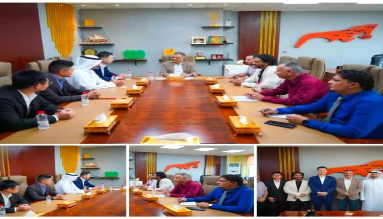 التقت محافظ عدن..شركة عالمية في النظم التكنولوجية  تعرض حلولًا تقنية لتطوير العمل المؤسسي