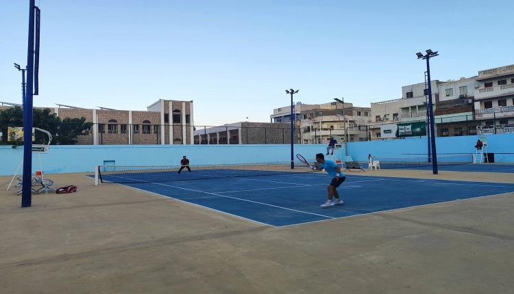 تنافس قوي في البطولة الثالثة عشرة بنادي التنس العدني 